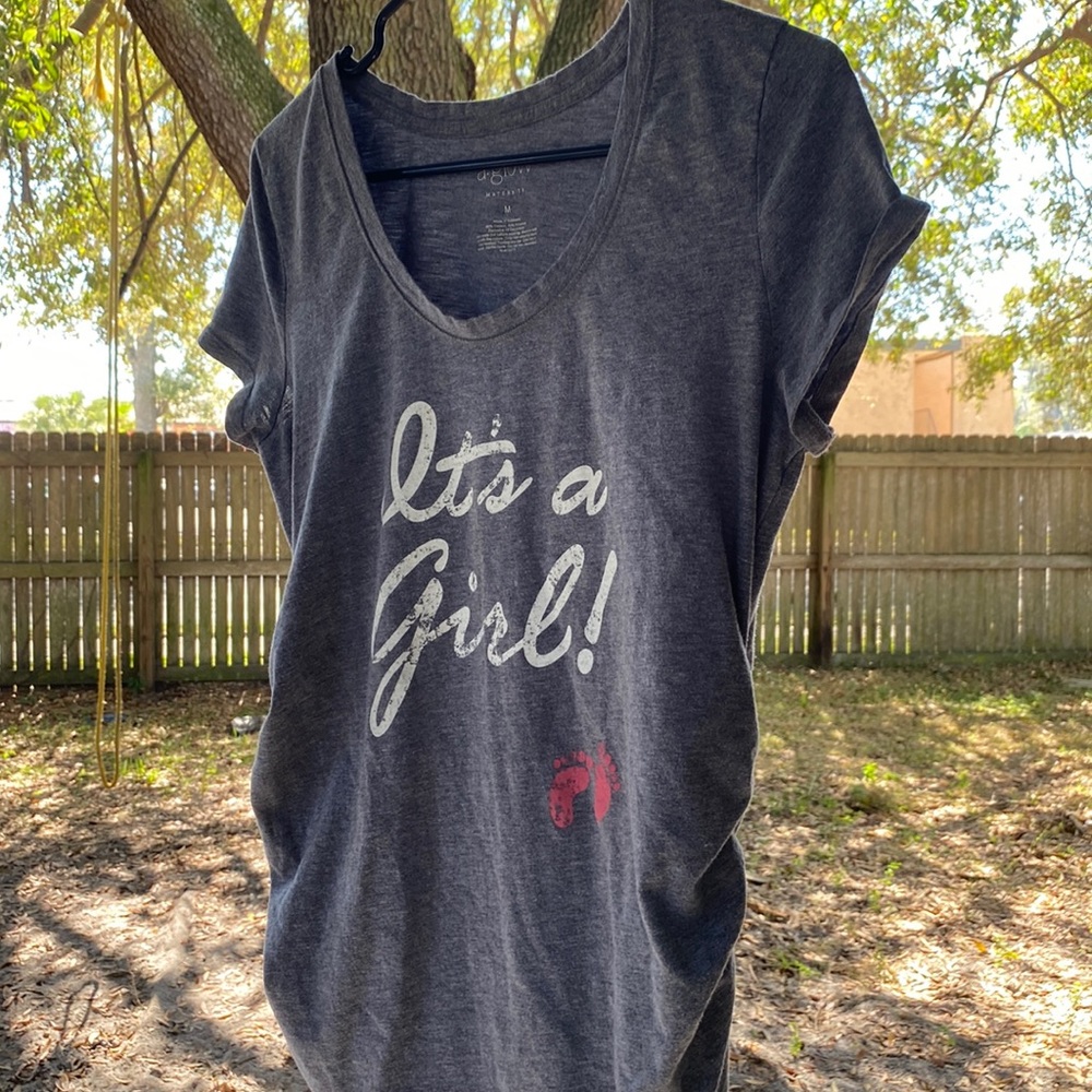 Maternity It’s a girl shirt!